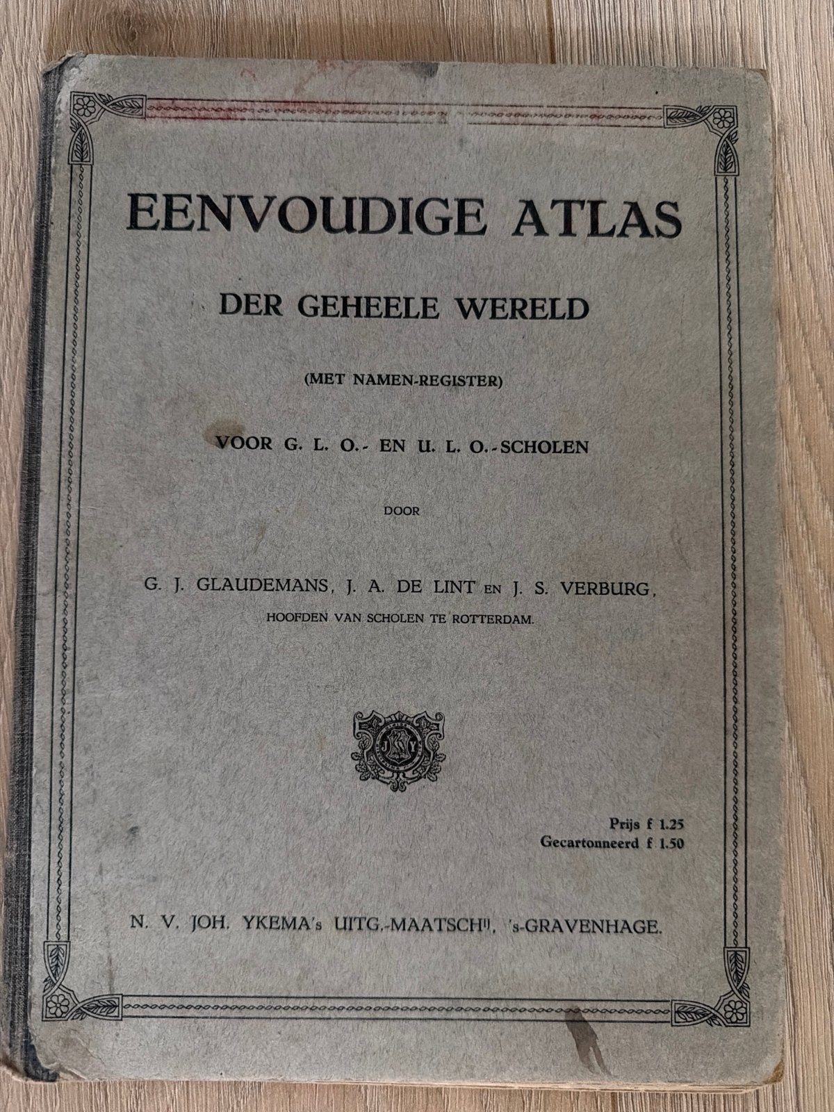 Eenvoudige Atlas der Geheele Wereld - 1924 (binding laat los, Overige atlassen, 1800 tot 2000, Wereld, Ophalen