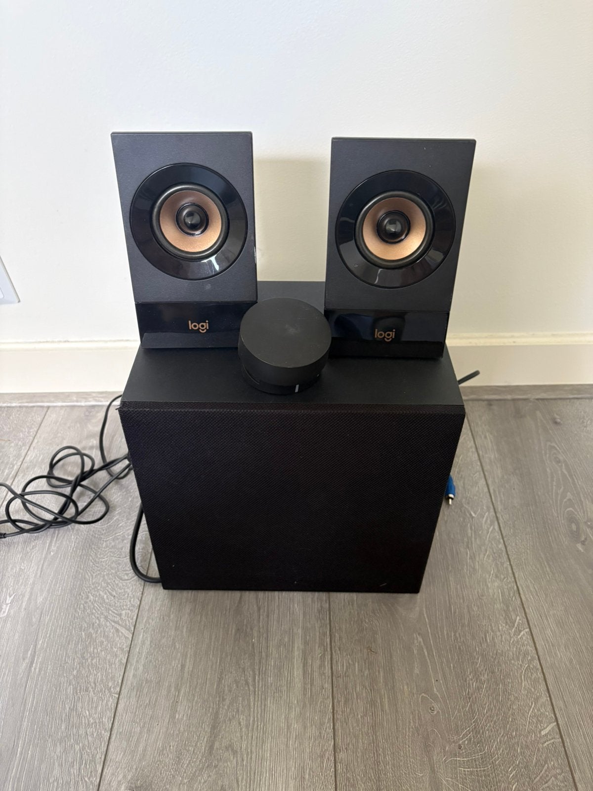 Logitech speakers + subwoofer 2.1 S00184, Computers en Software, Ophalen, Zo goed als nieuw
