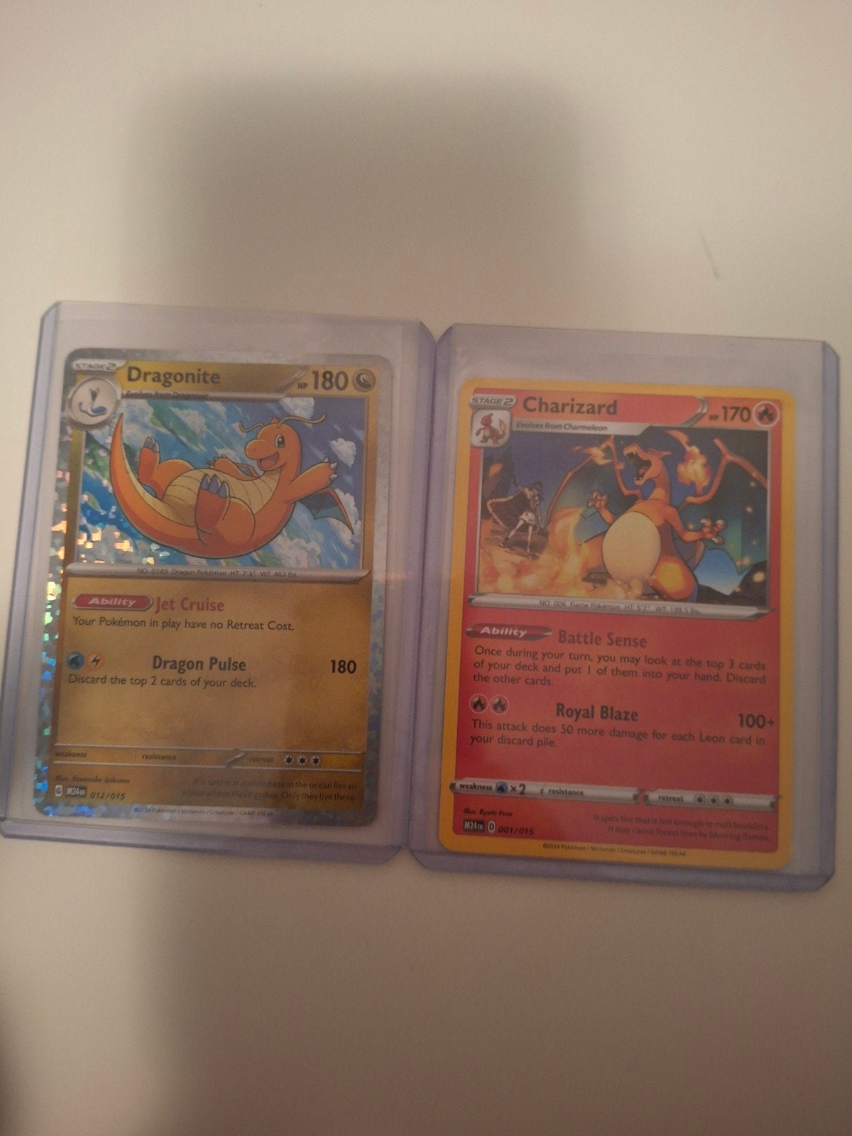 M24 dragonite en charizard mcdonalds, Ophalen of Verzenden, Zo goed als nieuw