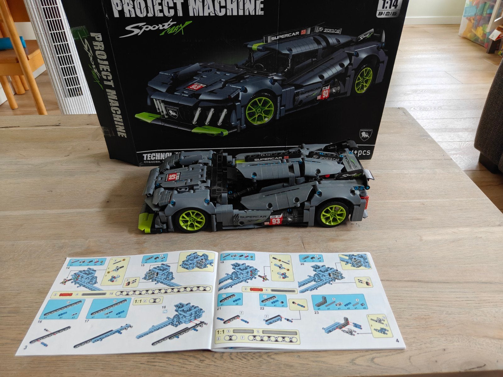 Project Machine Sport Max Supercar Bouwpakket (nep Lego)