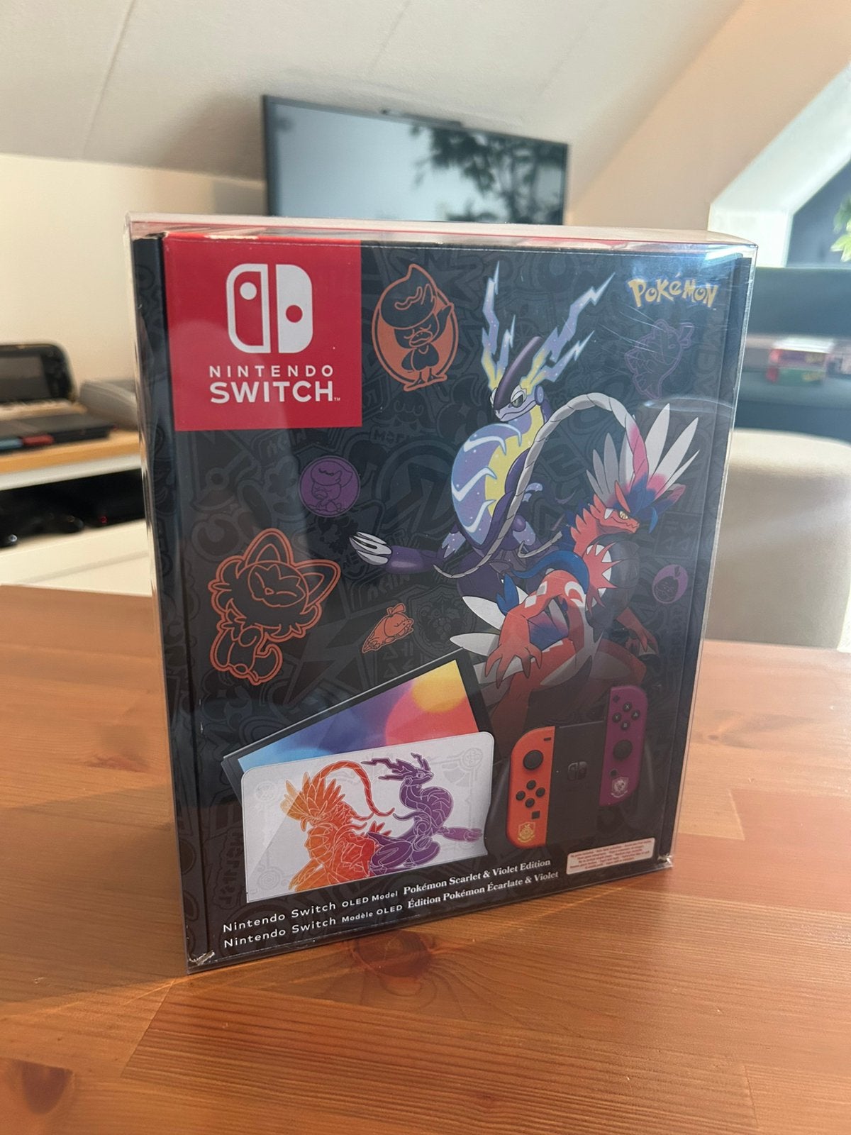 Nintendo Switch OLED - Pokémon Scarlet Violet Edition, Ophalen of Verzenden, Zo goed als nieuw, Met 1 controller, Switch OLED
