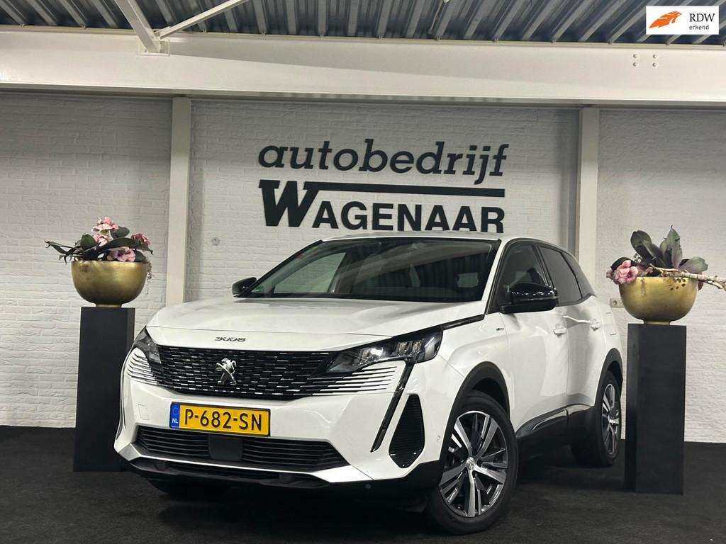 Peugeot 3008 1.6 HYbrid 225 Allure Pack Business, Auto's, Peugeot, Parkeersensor, 181 pk, Leder en Stof, Wit