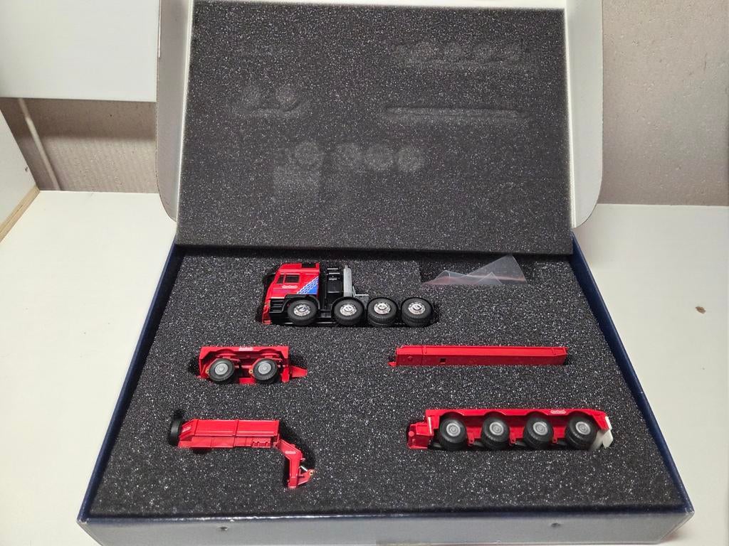 Conrad MAN Nooteboom Lowbed Trailer set, Ophalen of Verzenden, Zo goed als nieuw, Bus of Vrachtwagen, Conrad