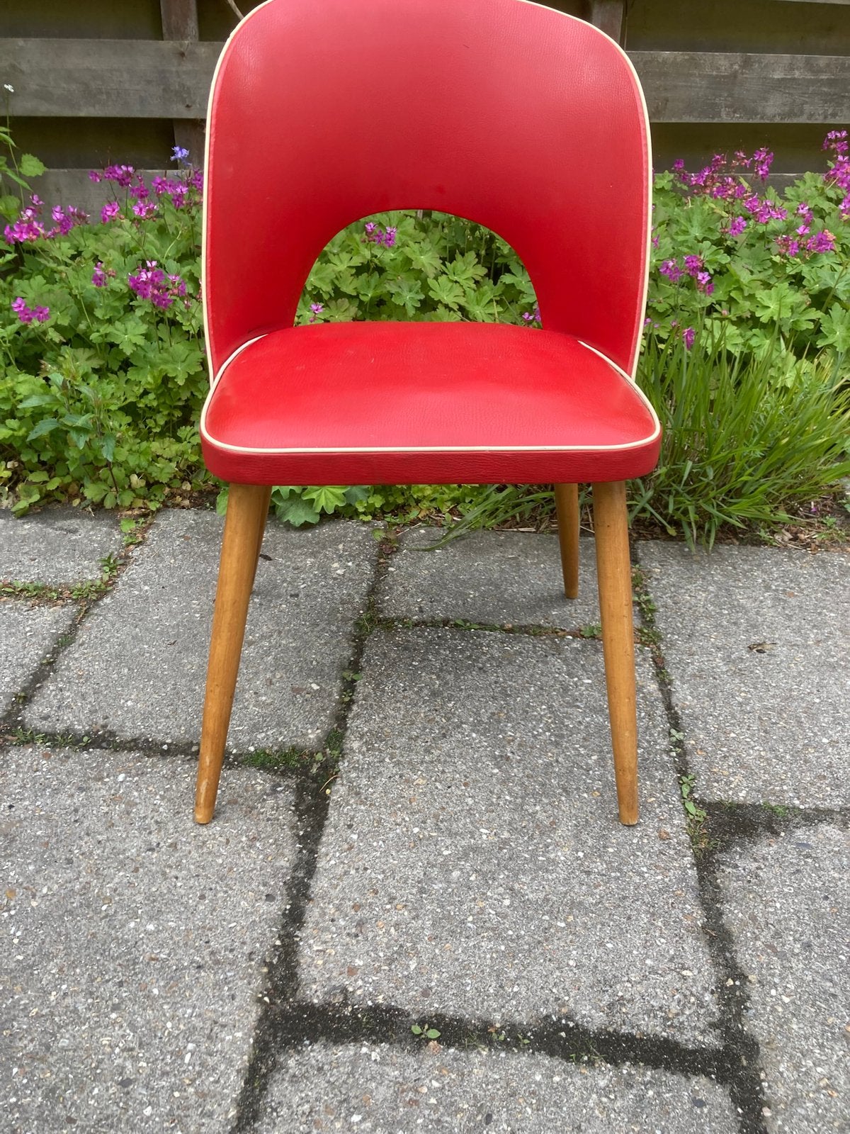 Unieke vintage stoel jaren 70, Antiek en Kunst, Ophalen
