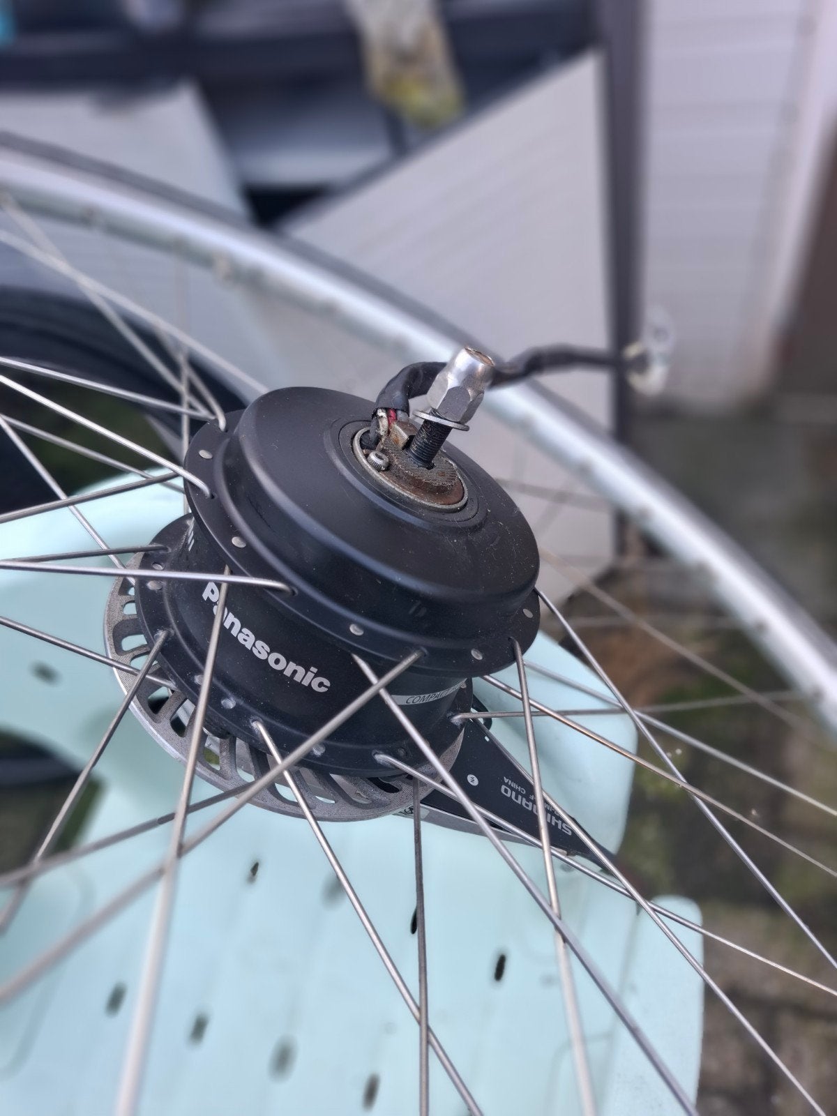 Voorvork voorwiel en middemoter van sparta ebike, Ophalen, Voorvork