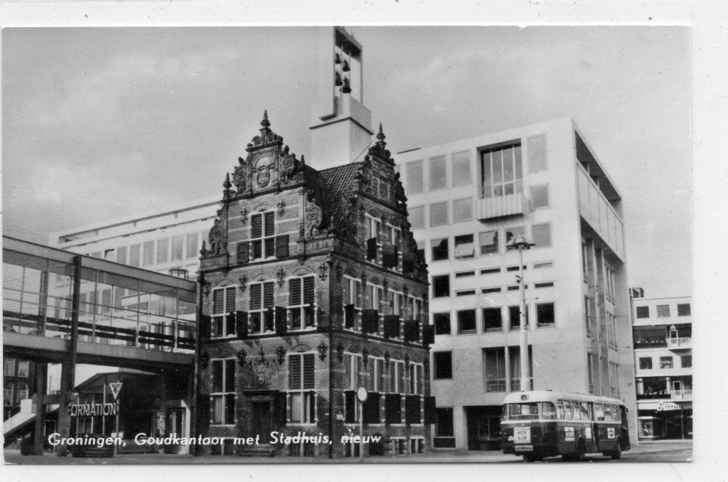 Groningen  Goudkantoor, Ophalen of Verzenden, 1960 tot 1980, Gelopen, Groningen