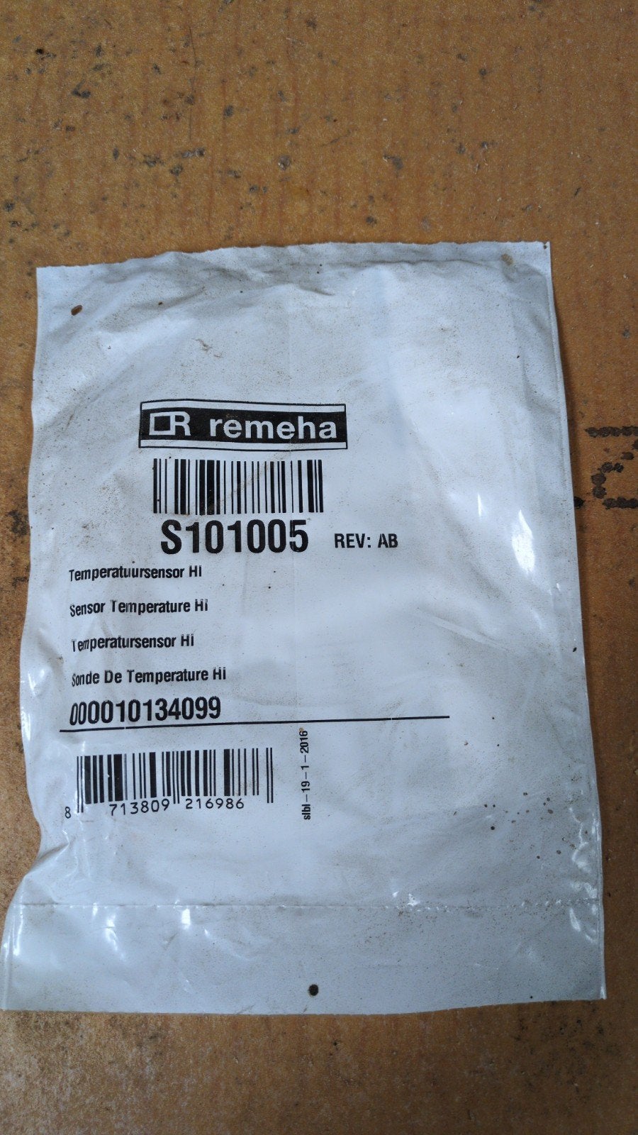 Remeha Temperatuursensor Hi S101005 - Nieuw  teab, Ophalen of Verzenden, Nieuw