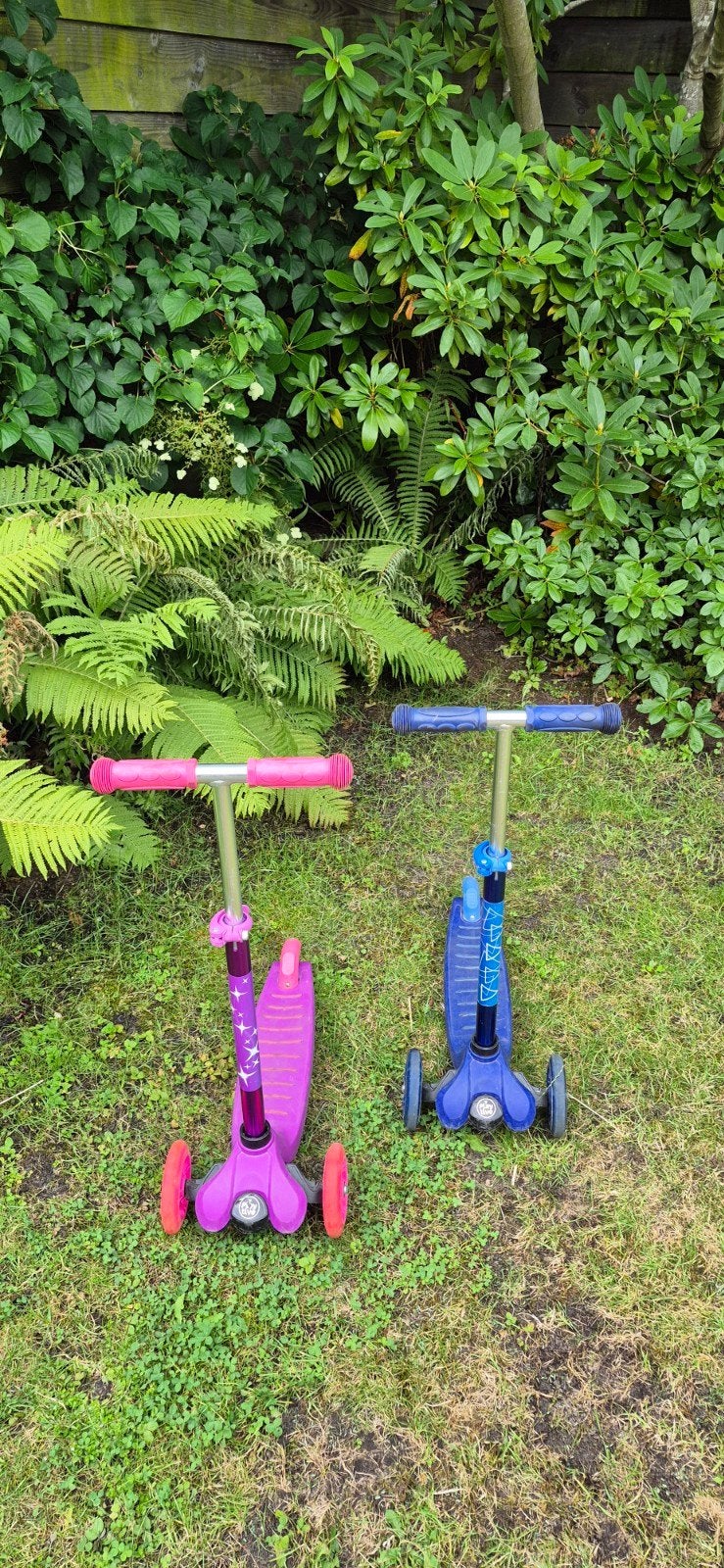 kinderstep te koop (kleur Roze en blauw), Fietsen en Brommers, Steps, Ophalen, Gebruikt, Gewone step, Lupilu