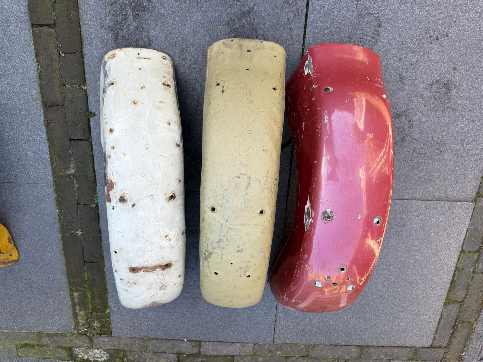 Spatborden Harley Davidson WLA/WLC Army, leger, Liberator, Motoren, Ophalen, Gebruikt