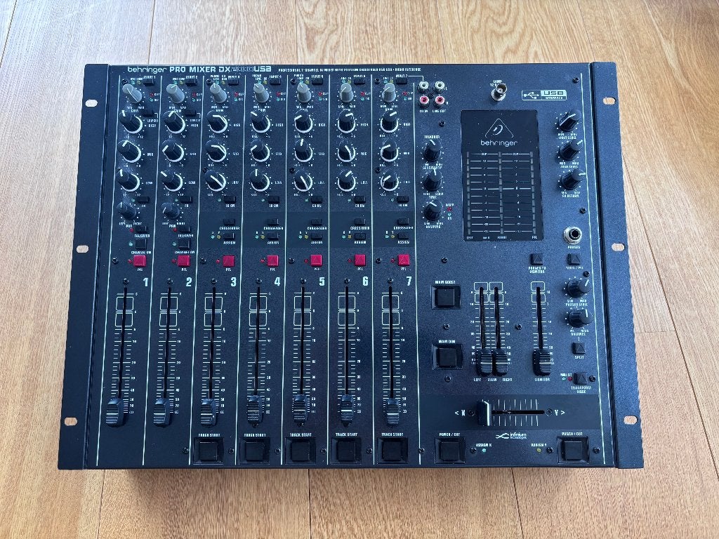 Behringer PRO DX2000USB mixer, Ophalen, Gebruikt, 5 tot 10 kanalen, Microfooningang