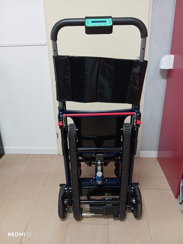 Traplooibooster (elektrische trapstoel) voor ouderen, Diversen, Rolstoelen, Ophalen, Inklapbaar, Zo goed als nieuw, Elektrische rolstoel