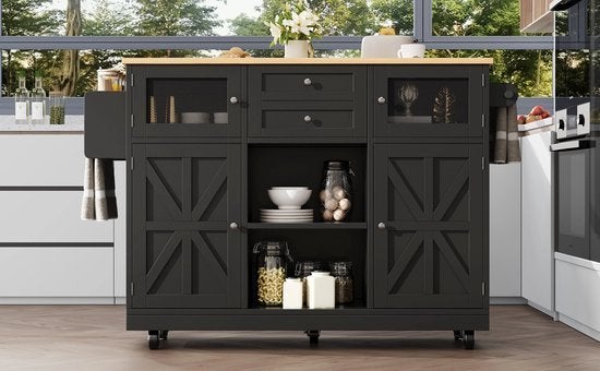 Keukeneiland – Serveerwagen – Werkblad – Dressoir – Bartafel, Corvance B.V., Verzenden, Nieuw, Corvancebol@gmail.com
