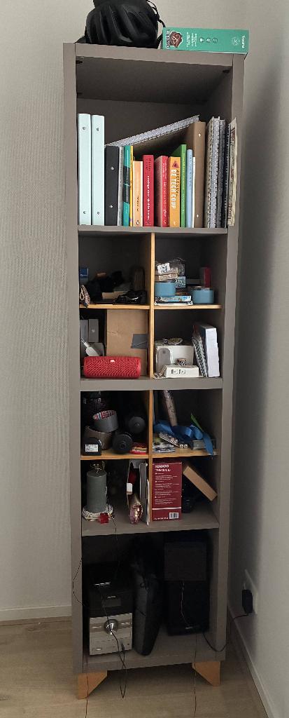 Boekenkast (206 x 53 x 40), Huis en Inrichting, Kasten | Boekenkasten, Ophalen, Met plank(en), Gebruikt, 50 tot 100 cm