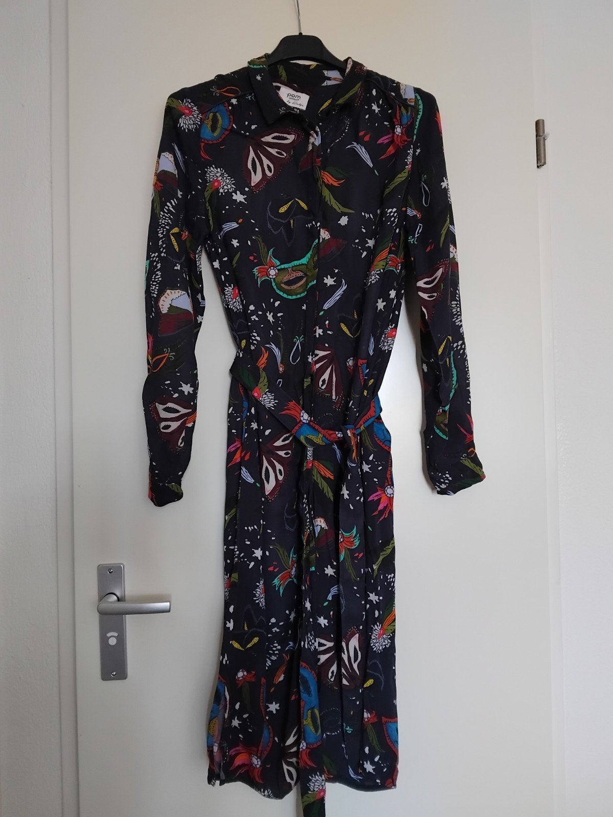 POM Amsterdam blouse jurk met kleurrijke print, POM Amsterdam, Meerkleurig, Maat 42/44 (L), Ophalen of Verzenden