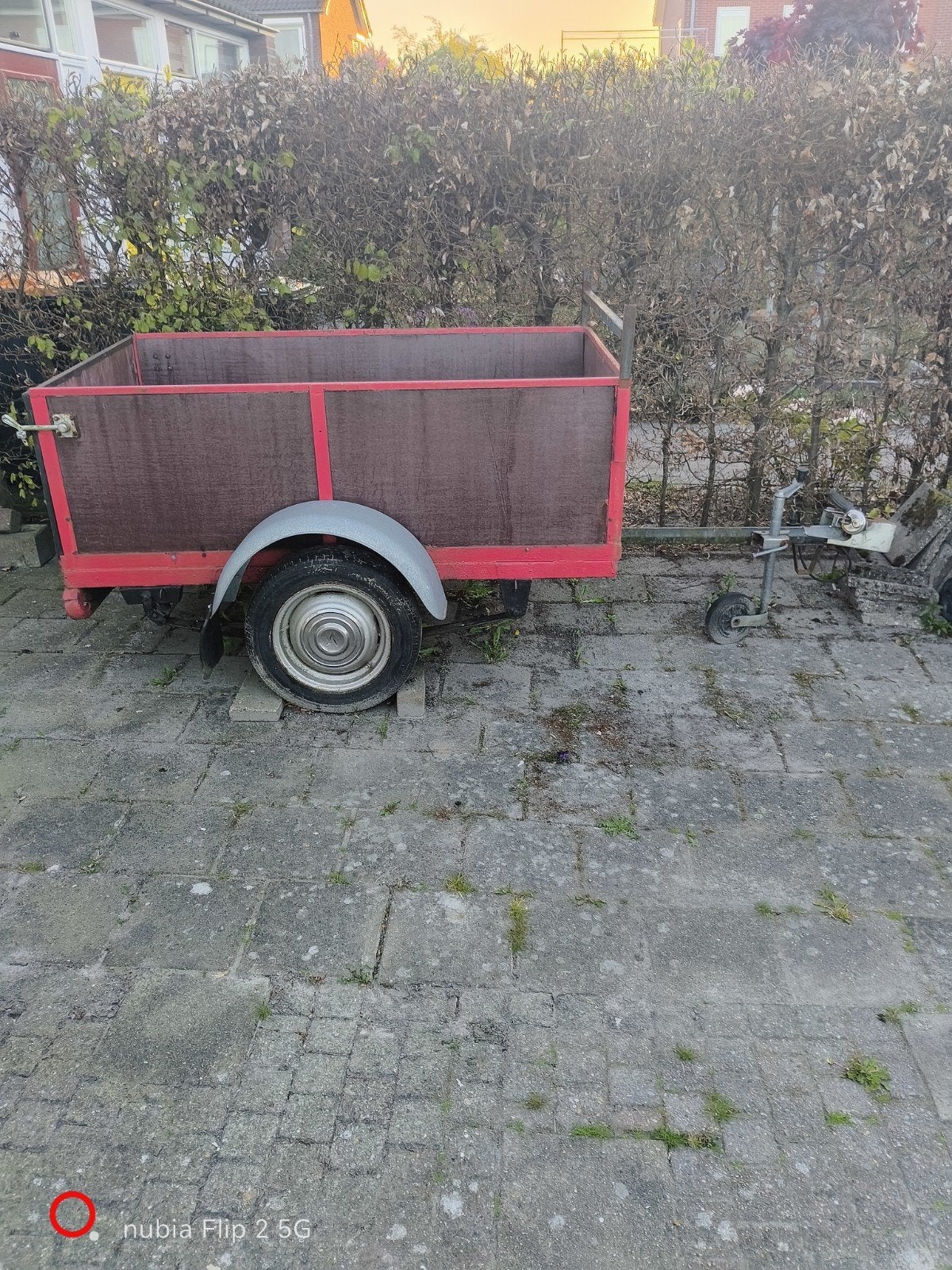 handige aanhanger, Ophalen