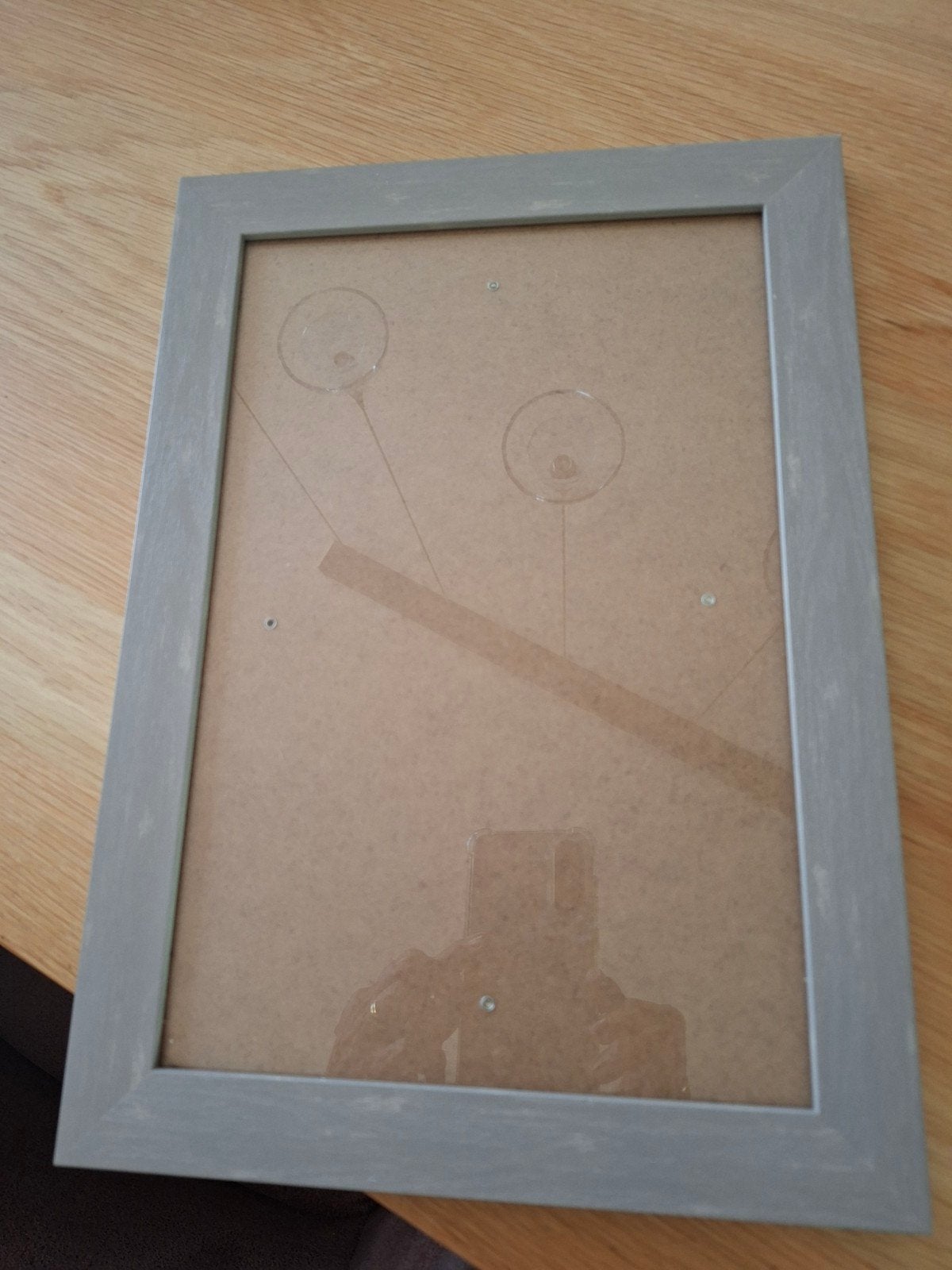 Grijze fotolijst voor diverse formaten € 7,50, Huis en Inrichting, Hangend, Ophalen of Verzenden, Zo goed als nieuw, Hout