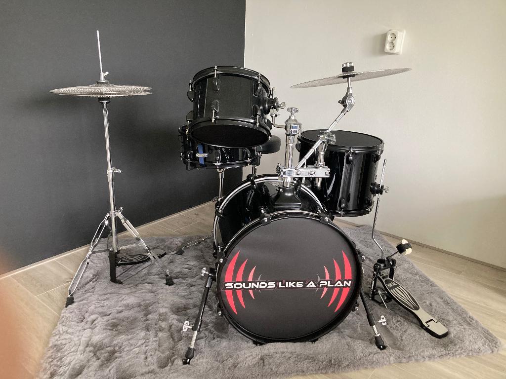 Drumstel: Natal DNA Stealth Oefendrumstel, Muziek en Instrumenten, Drumstellen en Slagwerk, Ophalen, Zo goed als nieuw, Overige merken