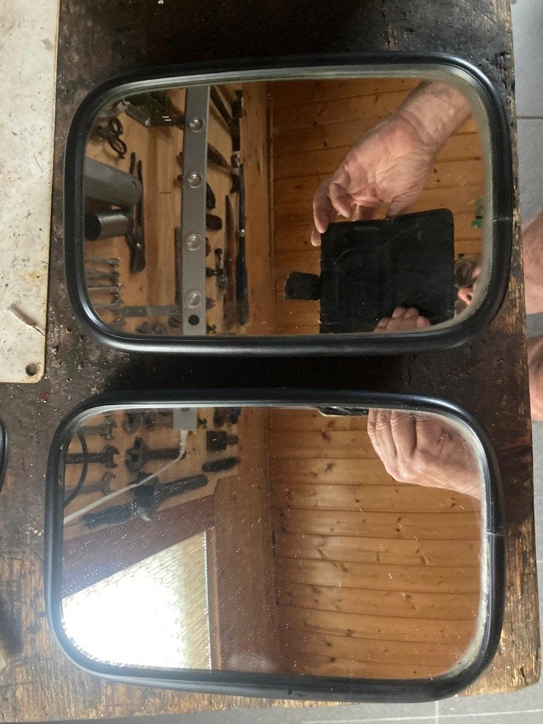 Landrover Defender spiegels, Ophalen of Verzenden, Gebruikt, Land Rover