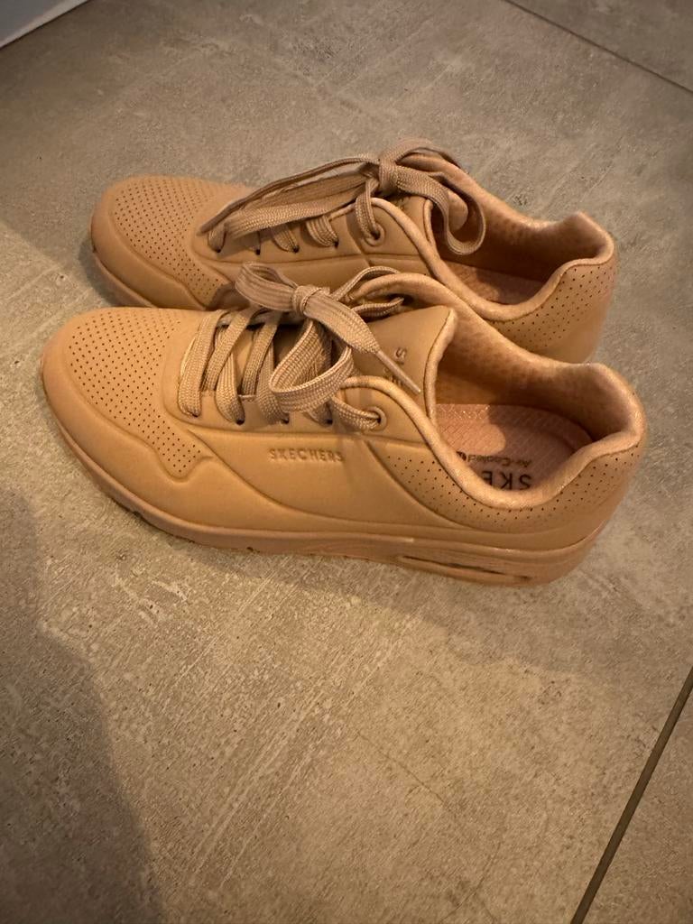 Skechers sneakers maat 36,5, Ophalen of Verzenden, Gedragen, Beige, Sneakers of Gympen