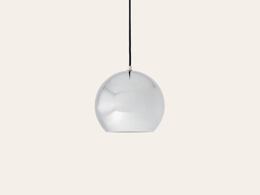 &Tradition Topan Hanglamp – Zilver | Verner Panton, Ophalen, Design, E27 (groot), Zo goed als nieuw