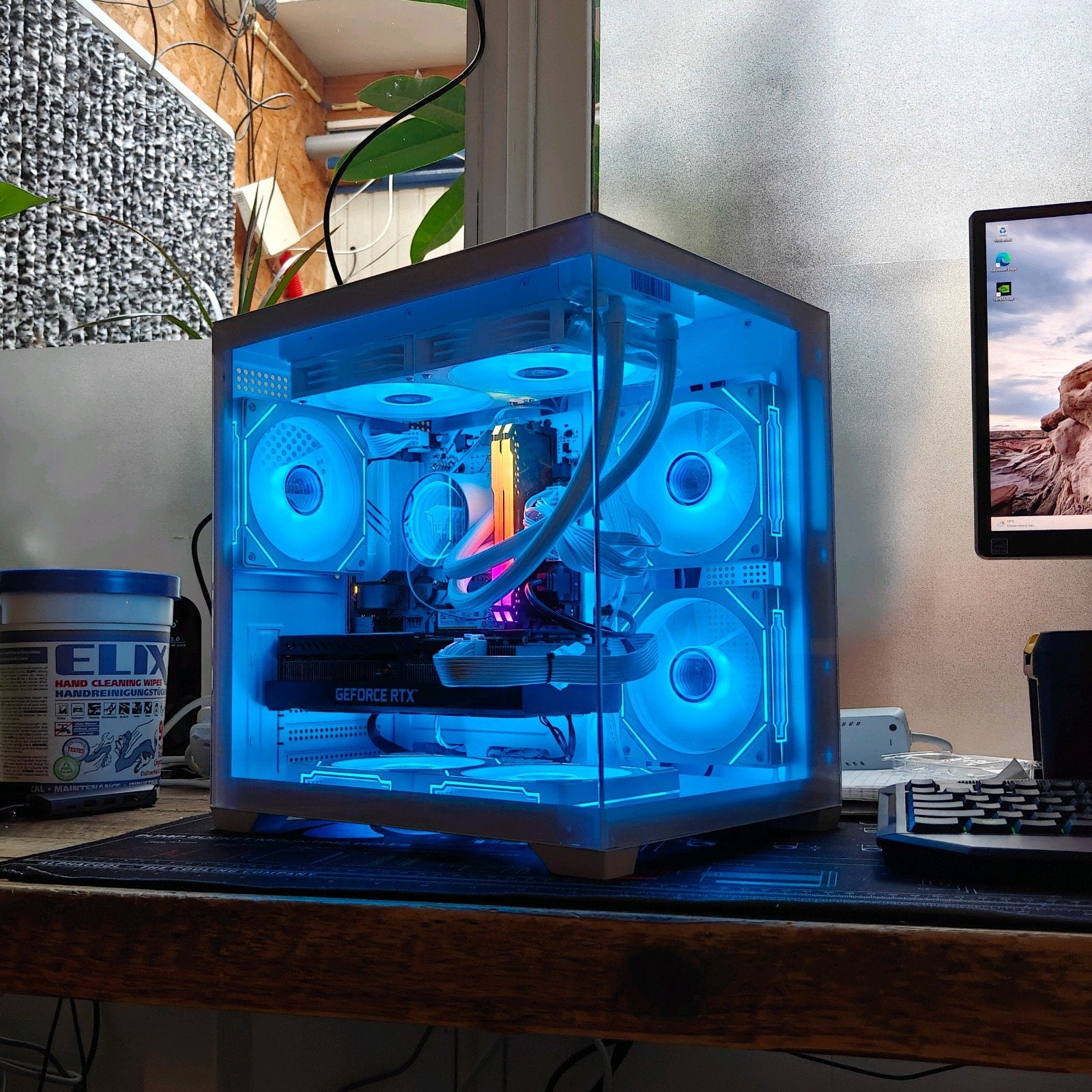 RTX 3070 Witte RGB Game PC | Ryzen 9 3900X | 32GB M2 SSD, 32 GB, Ophalen of Verzenden, Zo goed als nieuw, AMD Ryzen 9