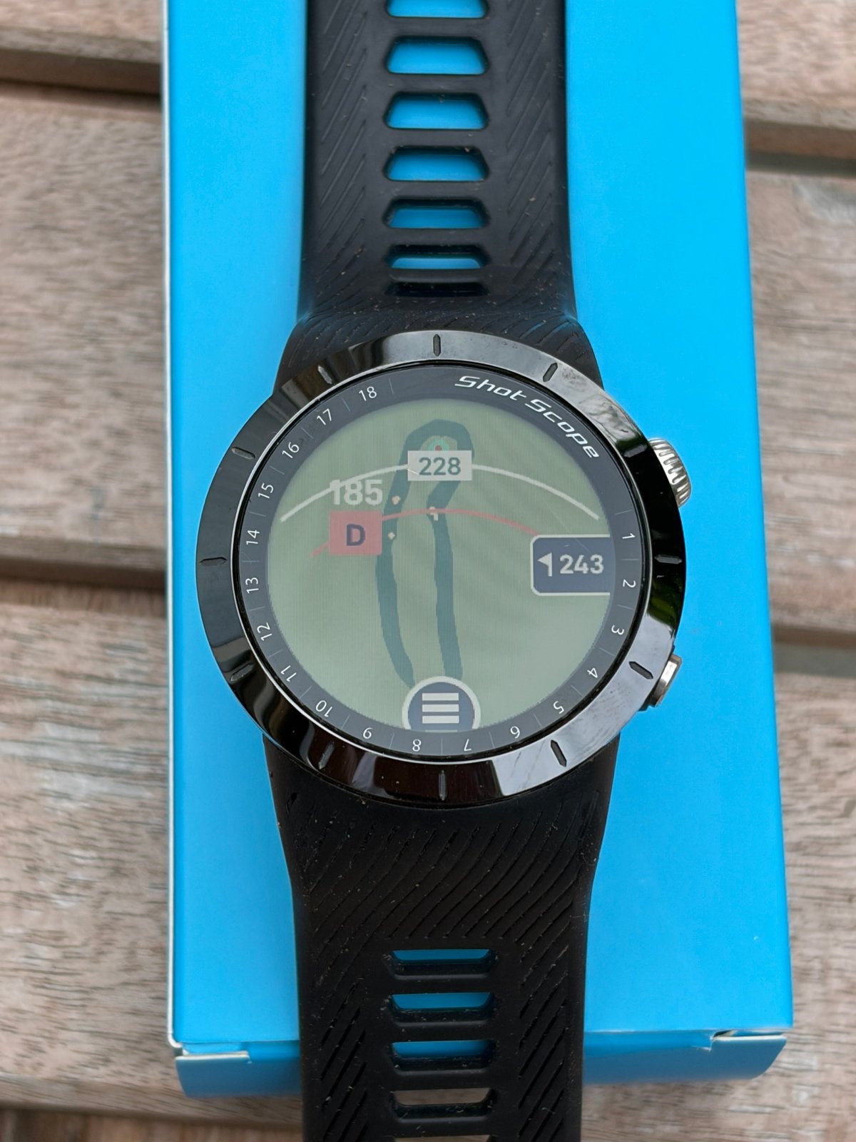 Shot Scope X5 GPS Golfhorloge met Club Tags, Ophalen of Verzenden, Zo goed als nieuw, Overige typen, Overige merken