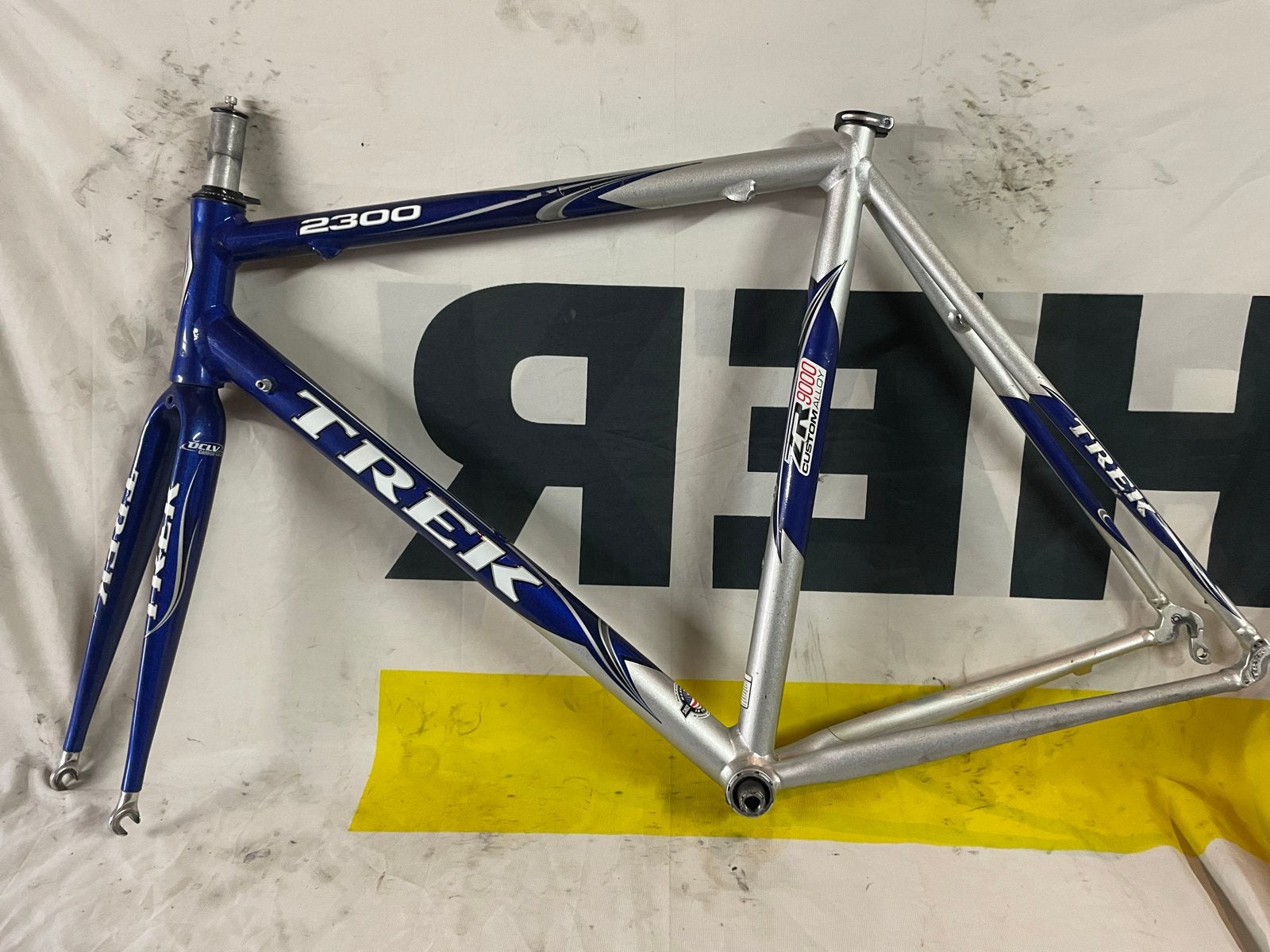 Aluminium Trek 2300 racefiets 58ct frame met voorvork - 58cm, Verzenden, Gebruikt, Overige typen