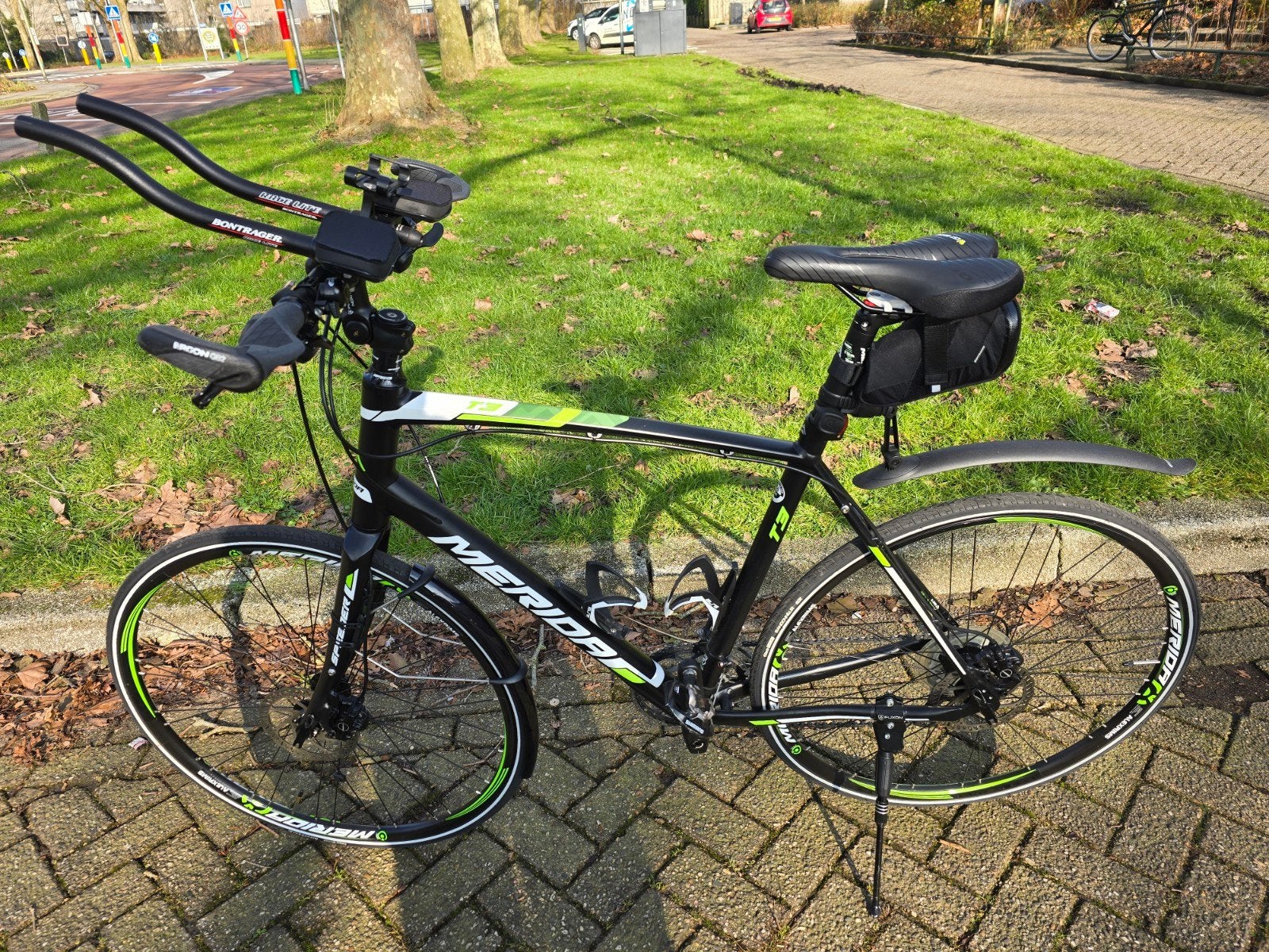 Merida sport/racefiets 56 cm, Fietsen en Brommers, Fietsen | Racefietsen, 26 inch, Aluminium, Zo goed als nieuw, 15 tot 20 versnellingen