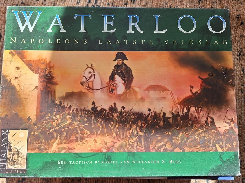 Waterloo: Napoleons Laatste Veldslag Bordspel, Ophalen of Verzenden, Gebruikt, Phalanx Games