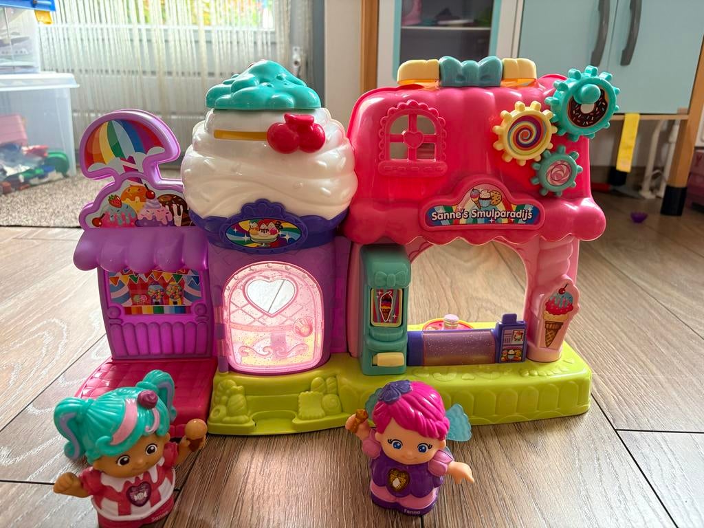 Superleuk Vtech Sanne's Smulparadijs met Sanne en Fenne, Ophalen, Gebruikt