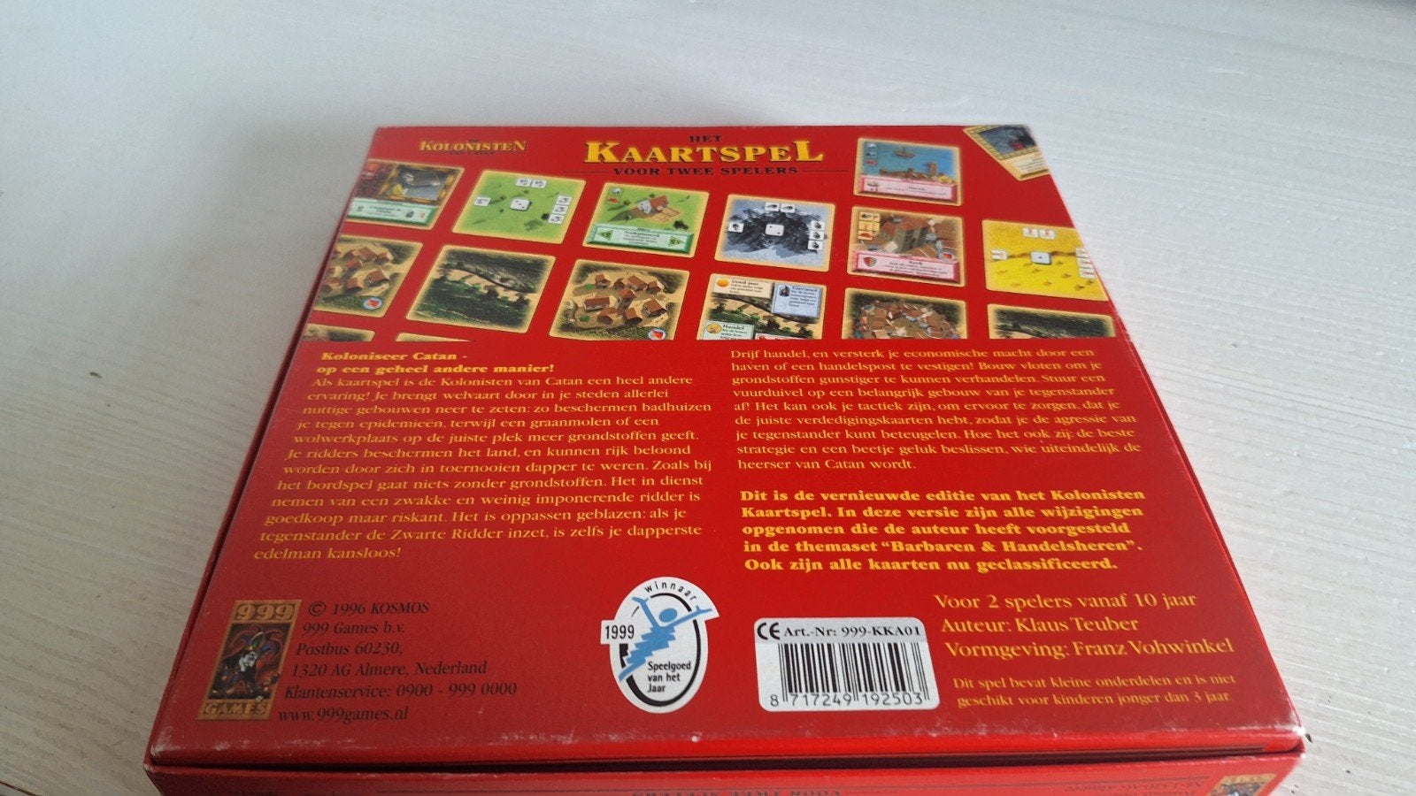 Kolonisten van Catan: Het Kaartspel voor twee spelers, Hobby en Vrije tijd, Een of twee spelers, Ophalen of Verzenden, Gebruikt
