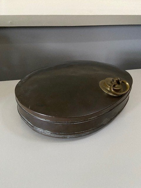 Bedwarmer van koper 35 cm breed, Ophalen of Verzenden, Koper