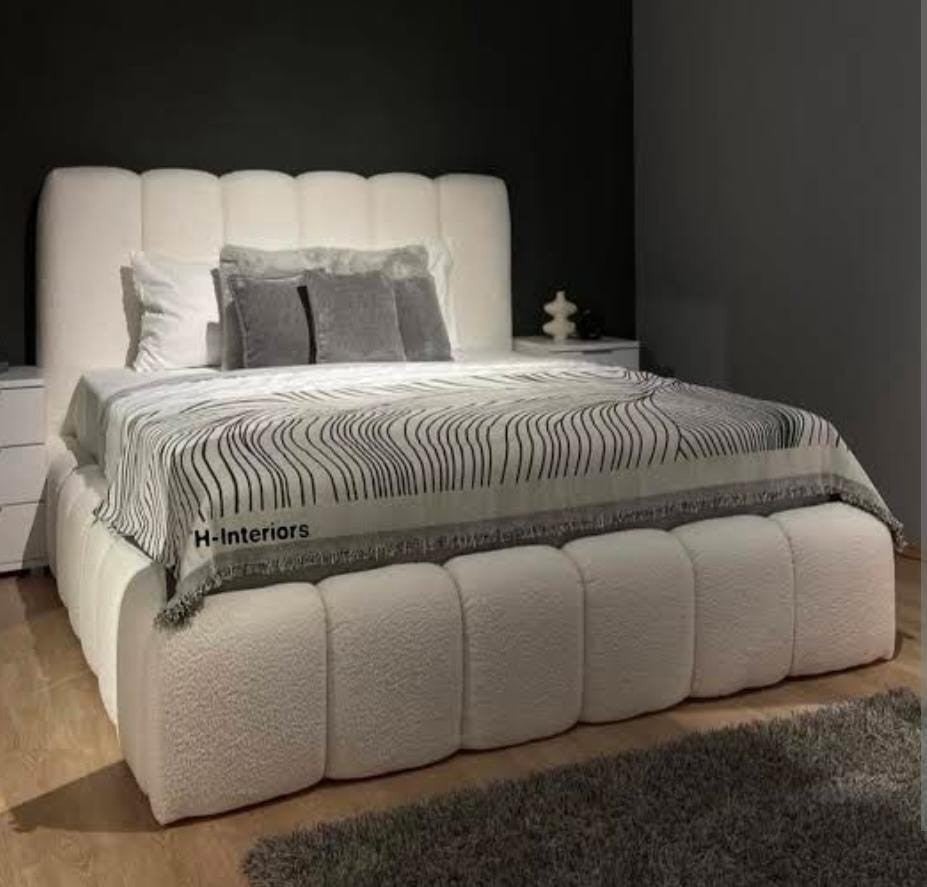 Luxury Teddystof Tweepersoonsbed 160x200 180x200 met Matras, Huis en Inrichting, Slaapkamer | Complete slaapkamers, Ophalen of Verzenden