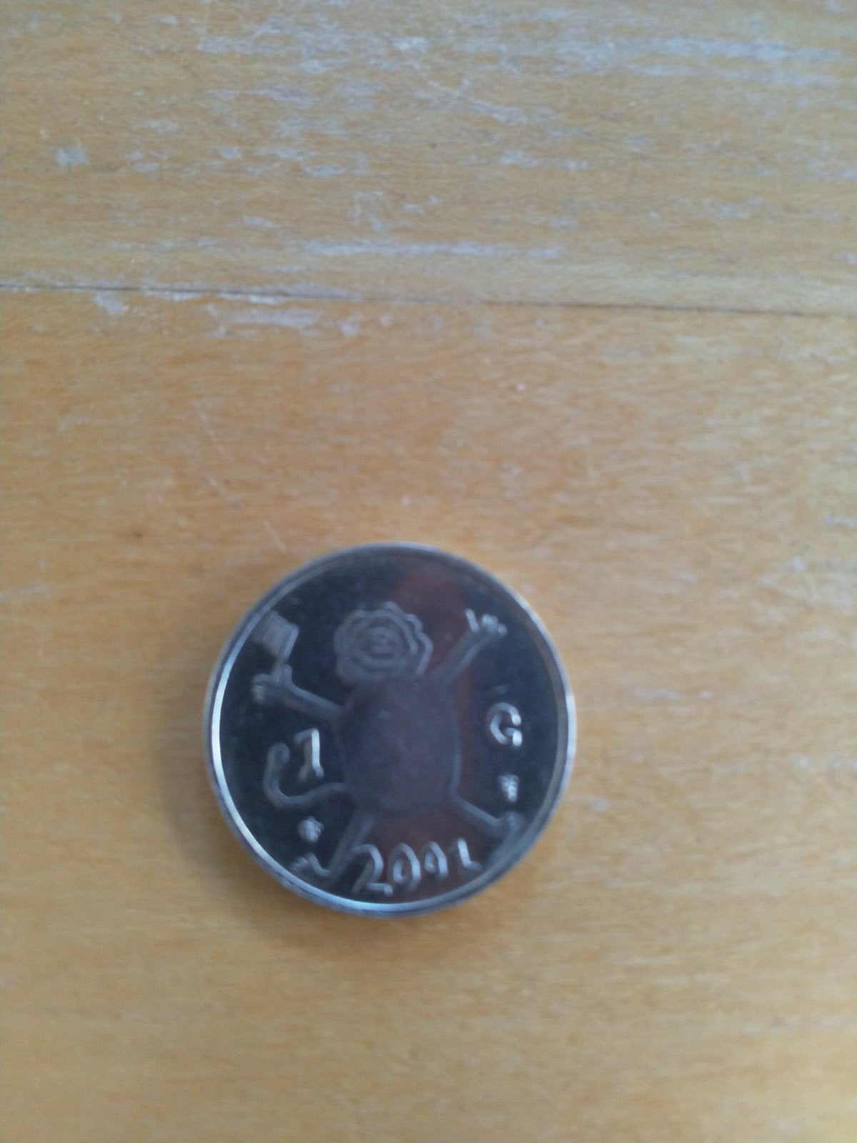 Een gulden 2001, Ophalen of Verzenden, Koningin Beatrix, 1 gulden, Losse munt