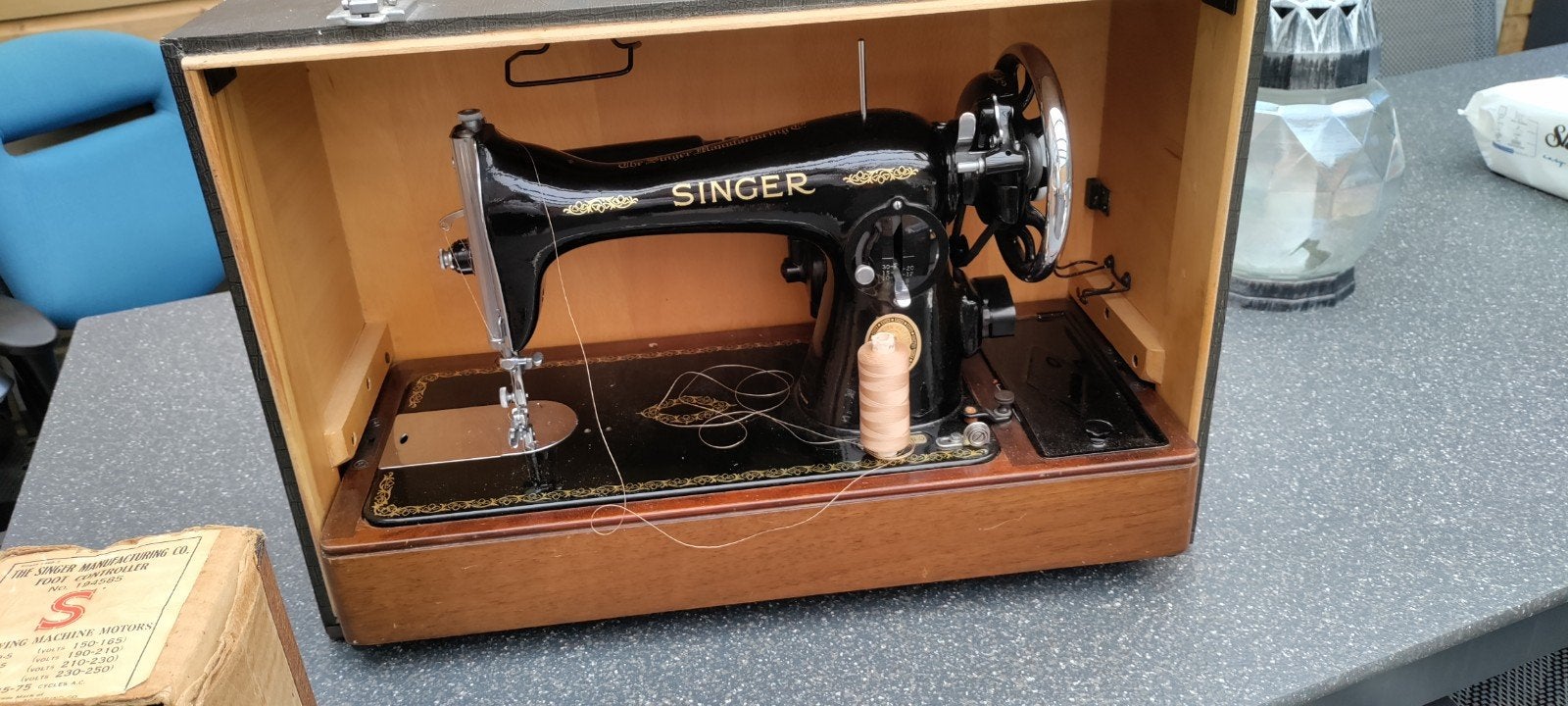Naaimachine Singer, Antiek en Kunst, Ophalen