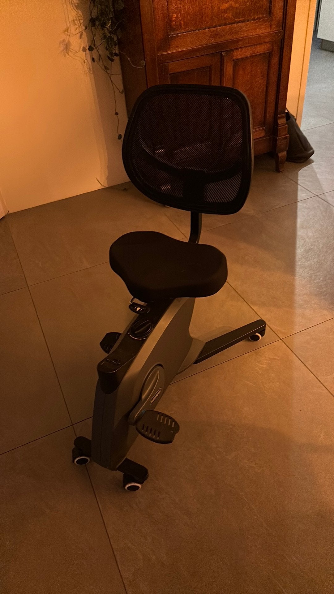 FlexiSpot V6 Desk Bike - Hometrainer met bureaustoel, Ophalen, Zo goed als nieuw, Metaal, Benen