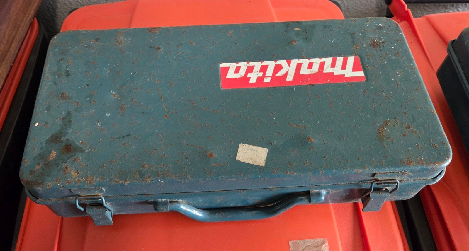 Makita gereedschapskist met diverse inhoud (gr), Ophalen of Verzenden, Gebruikt, Gereedschapsset, Makita