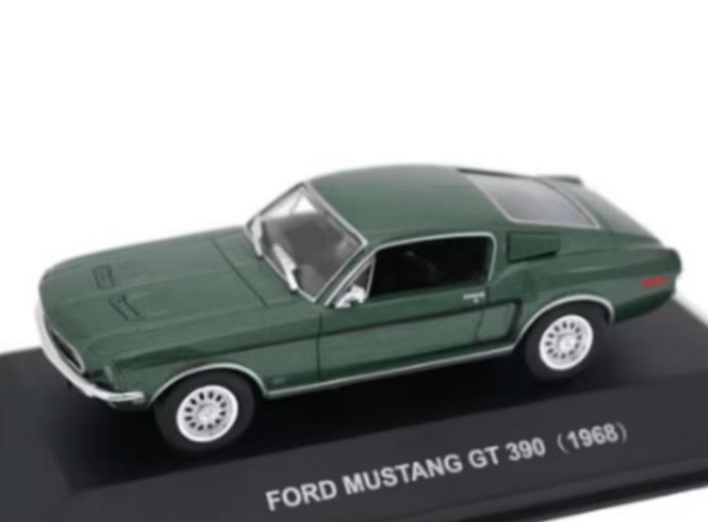 Ford Mustang GT 390 2+2 Fastback 1968 Groen schaal 1/43 IXO