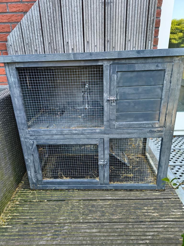 Konijnenhok, Ophalen, 60 tot 90 cm, Konijn, Hok