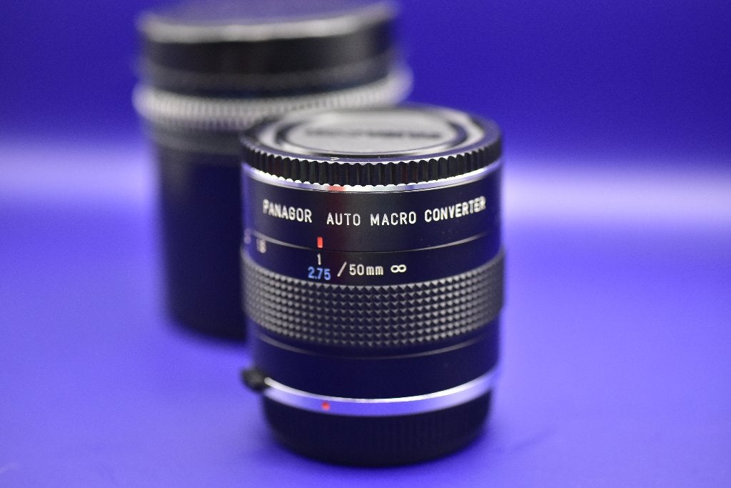 Panagor marco converter Olympus OM, Ophalen of Verzenden, Zo goed als nieuw, Macrolens