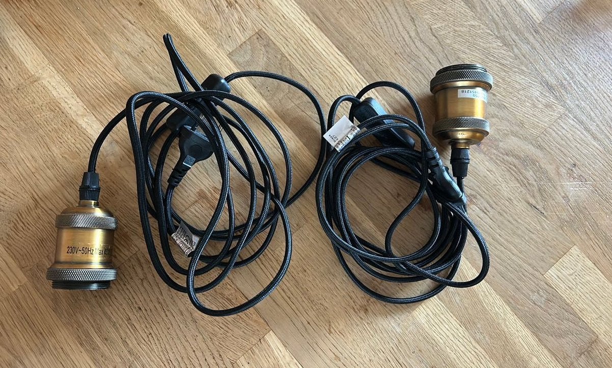 2x hanglampen, Ophalen, Zo goed als nieuw
