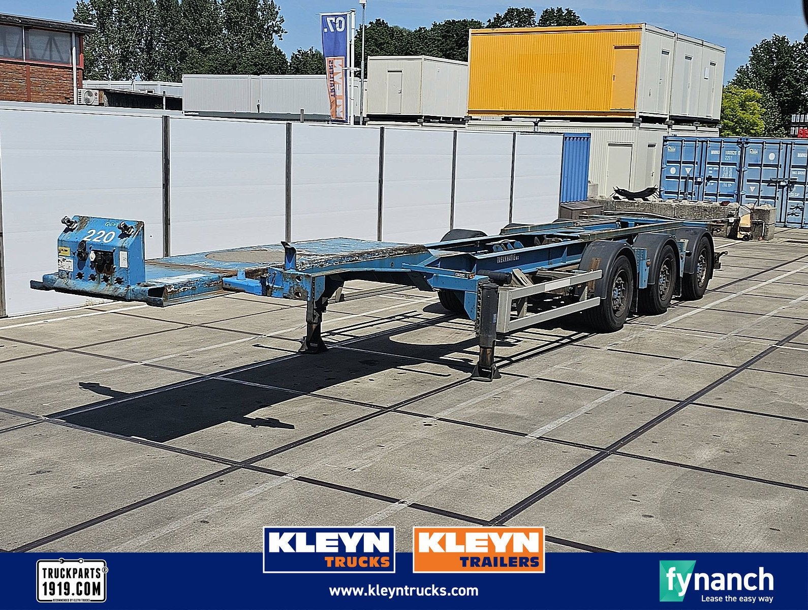 RENDERS CHASSIS PORTMASTER, Auto's, Vrachtwagens, Overige kleuren, Bedrijf, Aanhangers en Opleggers, Te koop