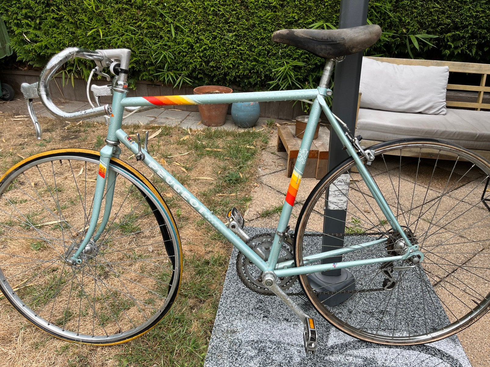 Vintage racefiets Peugeot, 55 tot 59 cm, Ophalen