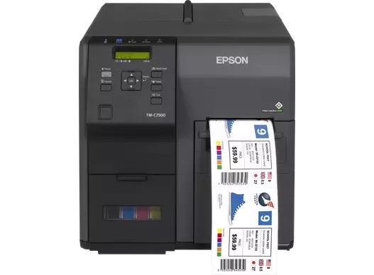Epson TM-C7500 kleurenlabelprinter - Zo goed als nieuw, Computers en Software, Ophalen, Zo goed als nieuw, Etiket