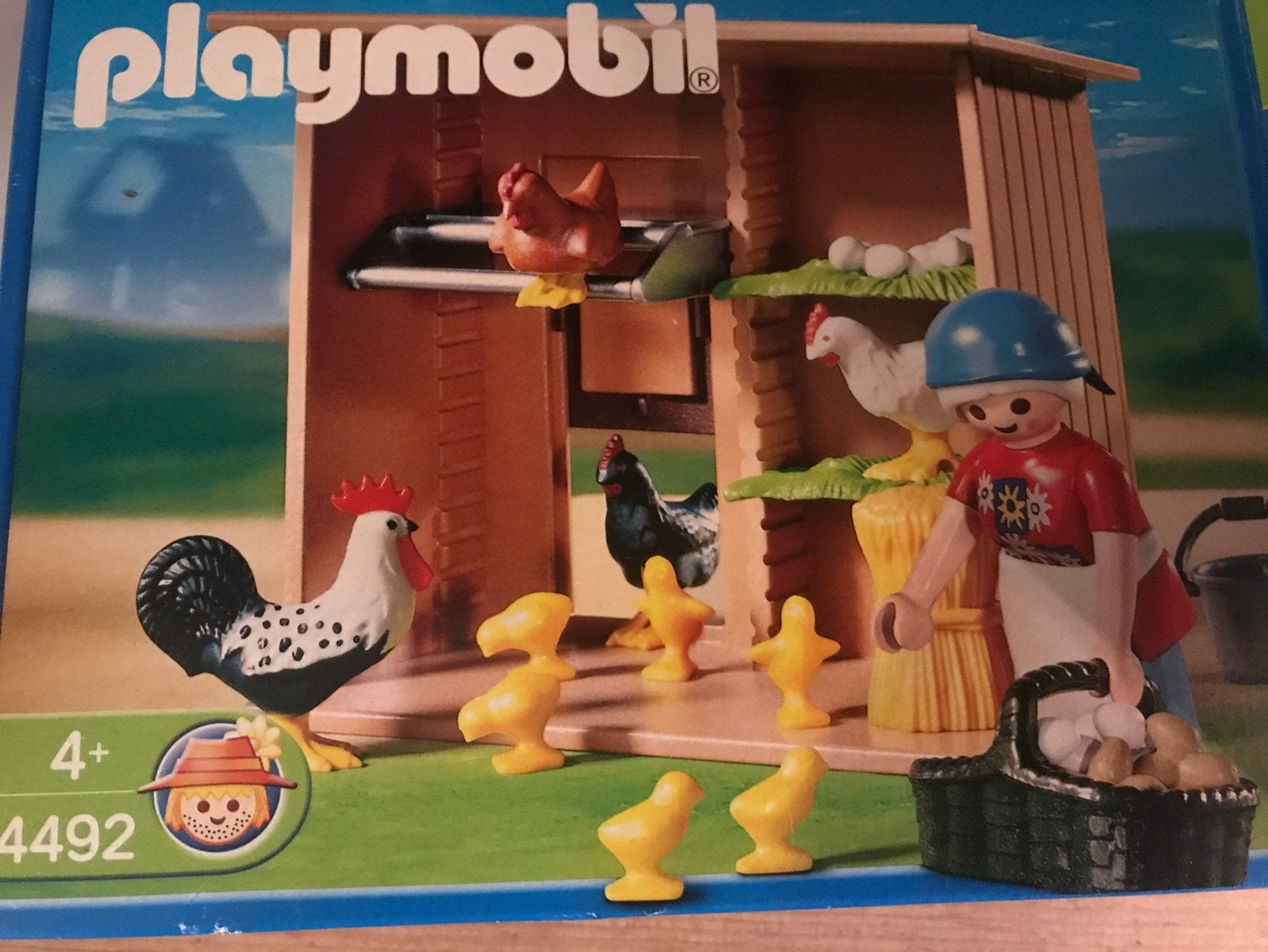 Playmobil Kippenhok (4492), Gebouw, Complete set, Ophalen of Verzenden, Zo goed als nieuw