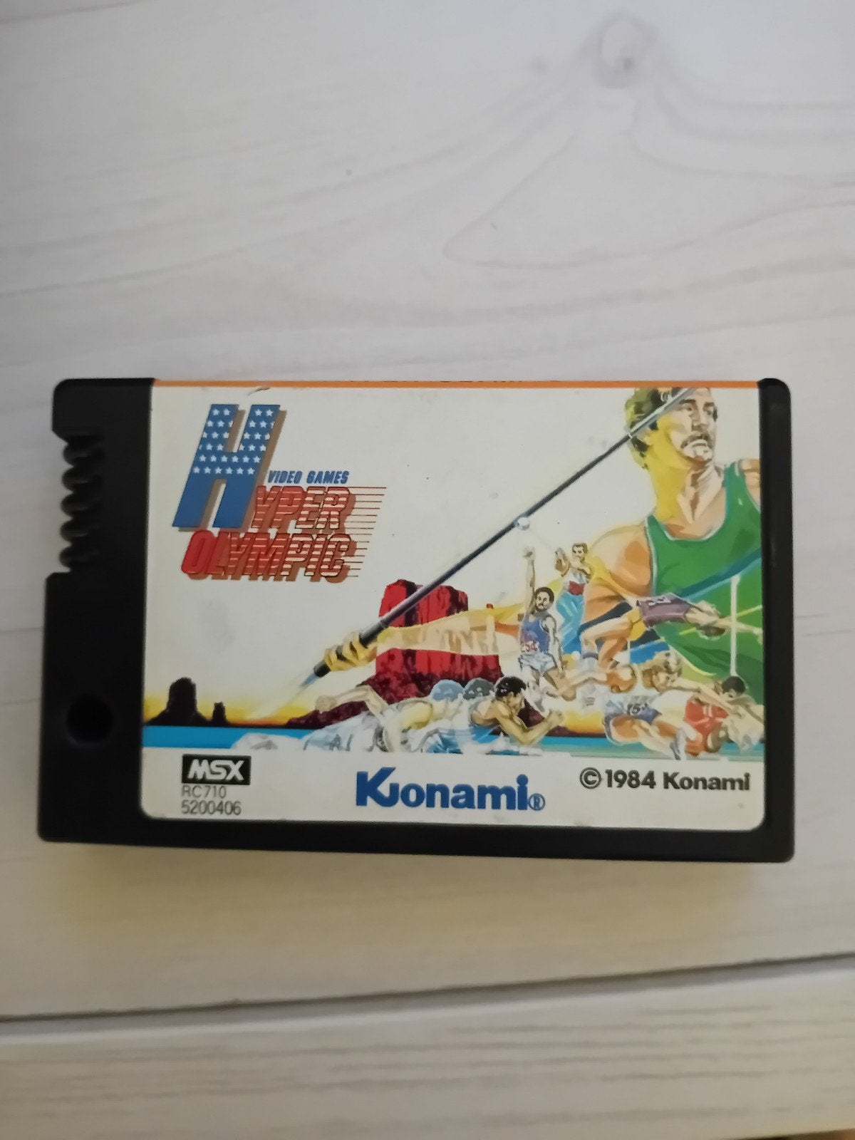 Hyper Olympic 1 MSX Konami - Vintage Sport Game, Computers en Software, Ophalen of Verzenden, Sony MSX