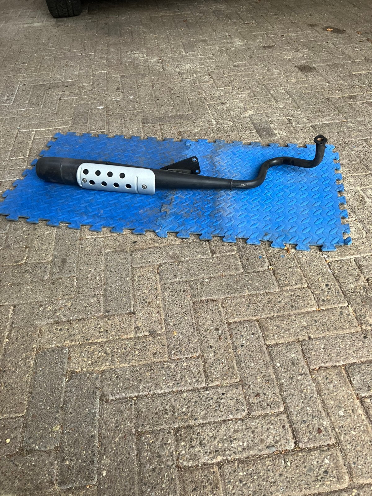 Origineele tomos uitlaat, Fietsen en Brommers, Ophalen, Gebruikt, Uitlaat