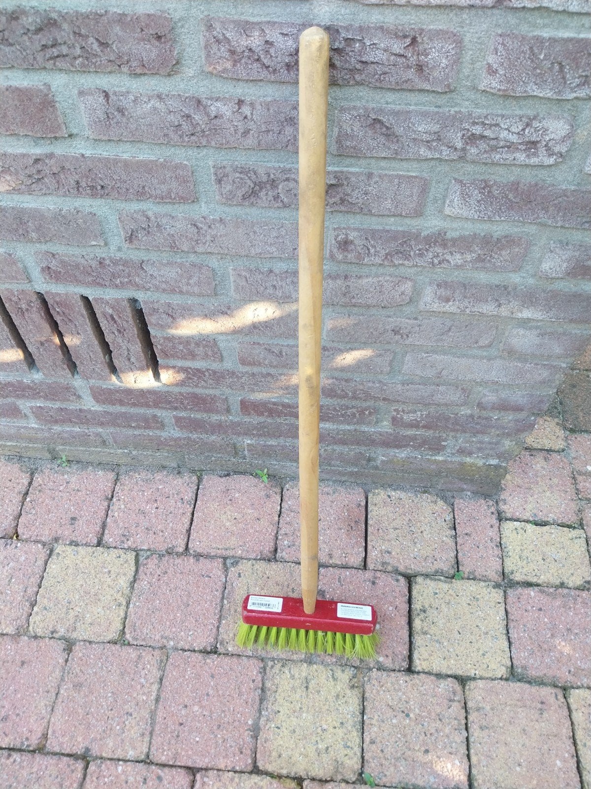 Kinder bezem houten steel, Ophalen of Verzenden
