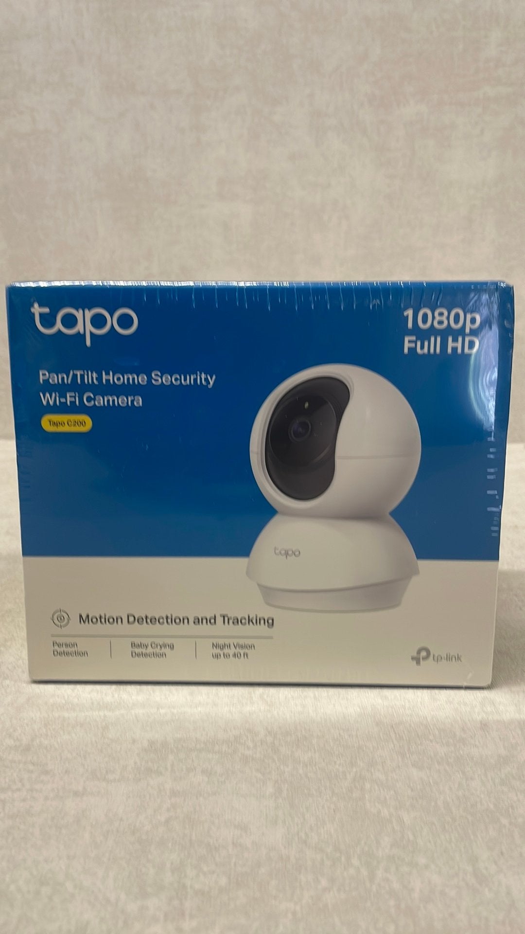 Tapo C200 Pan/Tilt Home Security Wi-Fi Camera 1080p Full HD, Binnencamera, Onbekend, Nieuw, Ophalen of Verzenden