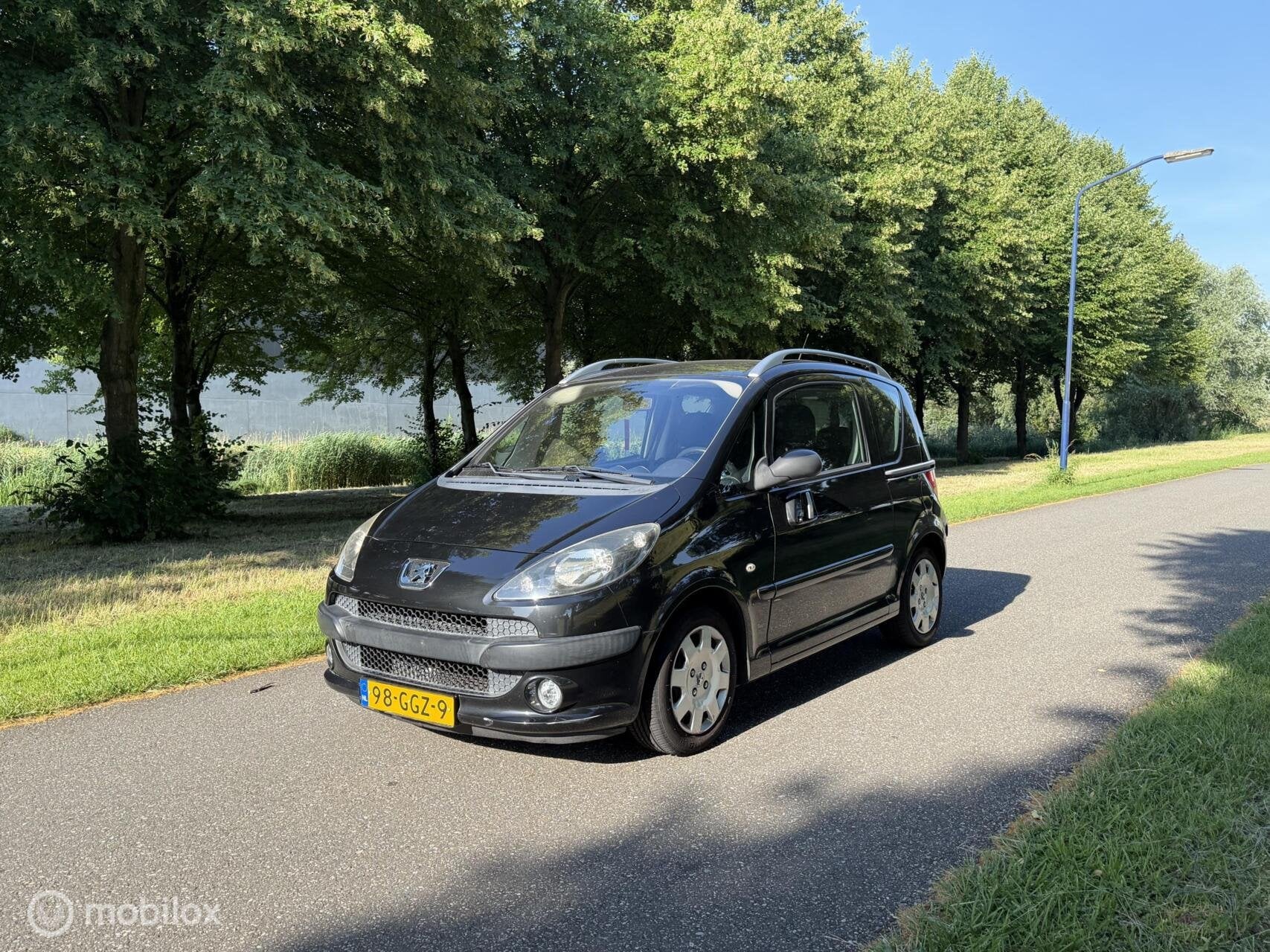 Peugeot 1007 1.6-16V Sporty*AUTOMAAT*NEW APK 6/27*AIRCO*NAP, Auto's, Peugeot, Gebruikt, Zwart, 4 cilinders, 4 stoelen